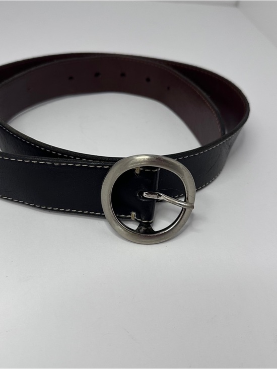 Cole Haan Other - Cole Haan Black Leather Belt, Solid Brass Buckle, Made in Italy, Blokecore